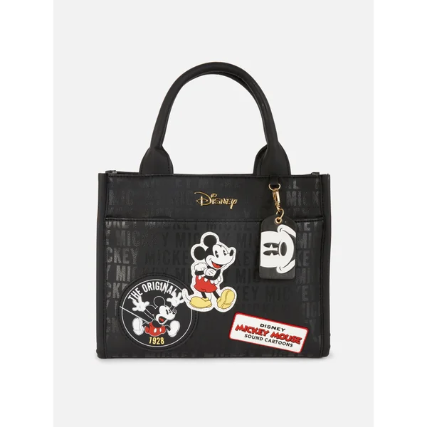 Disney’s Mickey Mouse Patchwork Tote - Black
