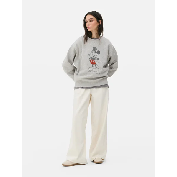 Disney’s Mickey Mouse Retro Sweatshirt - Gray Heather