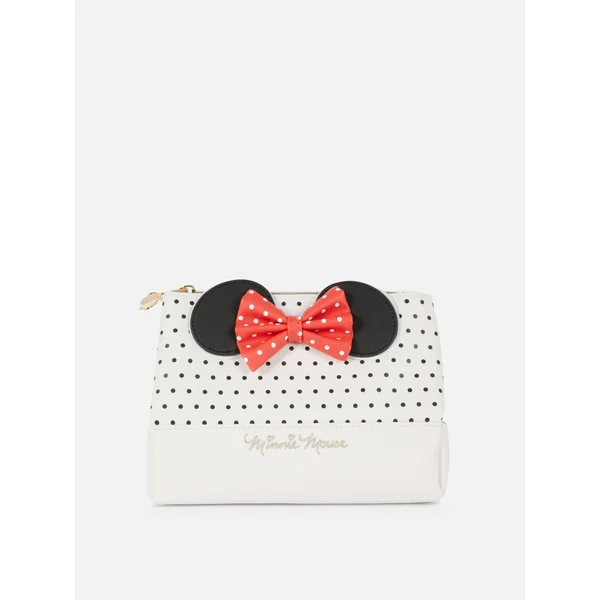 Disney’s Minnie Mouse Fold Out Makeup Bag - Cream