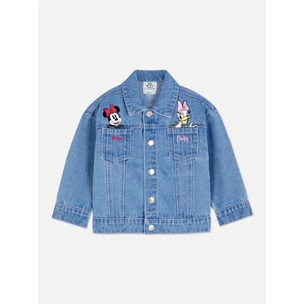 Disney's Minnie Mouse & Friends Double Pouch Denim Jacket - Blue