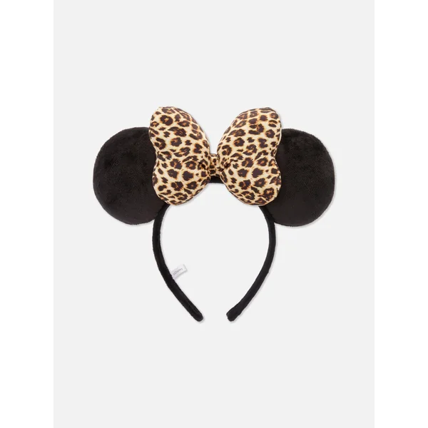 Disney's Minnie Mouse Leopard Print Headband - Brown