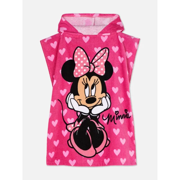 Disney’s Minnie Mouse Terry Poncho - Pink
