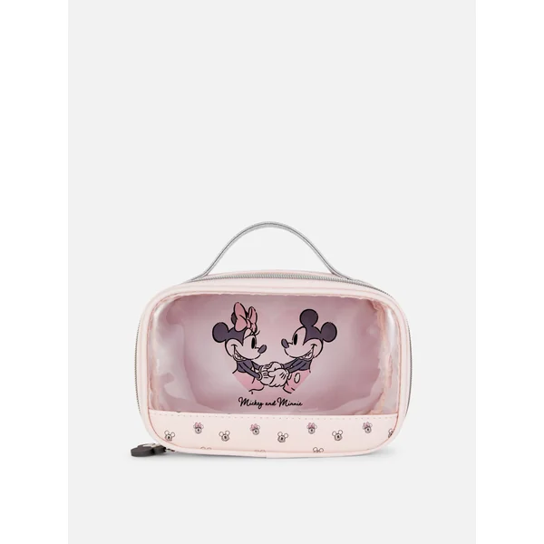 Disney's Minnie Mouse Top Handle Makeup Bag - Light Pink
