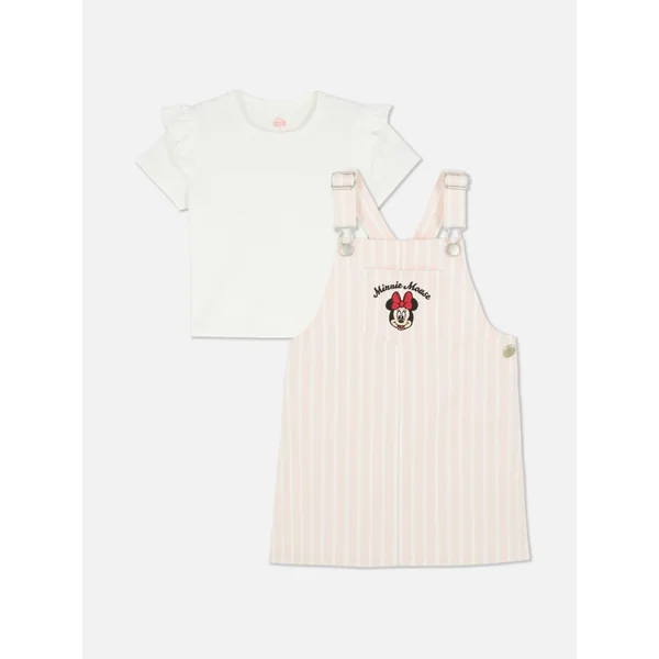 Disney’s Minnie Mouse T-Shirt and Pinafore Dress Set - Pink