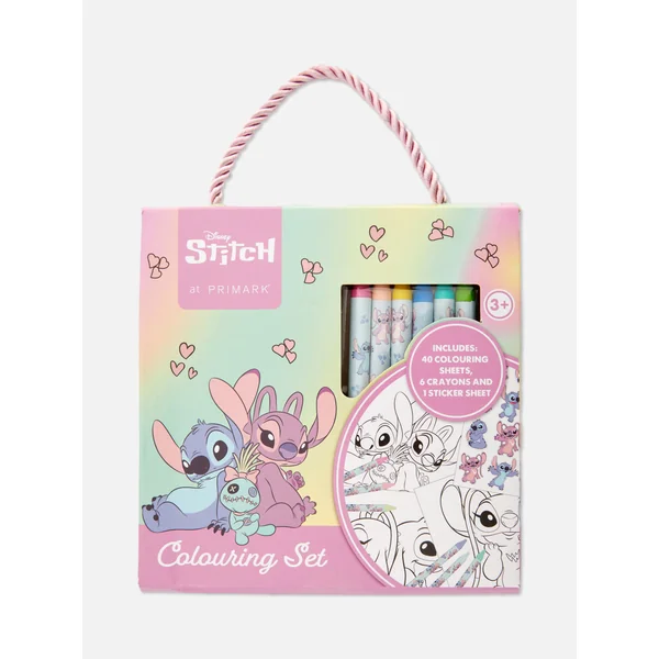 Disney's Stitch Carry Along Coloring Set - Blue