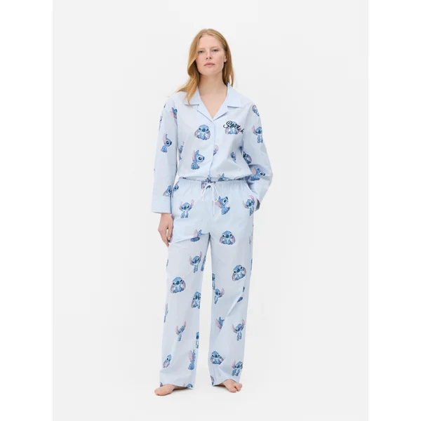 Disney’s Stitch Drawstring Pajama Pants - Blue