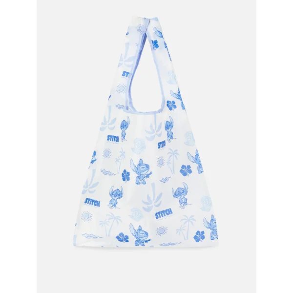 Disney's Stitch Foldaway Reusable Bag - Blue