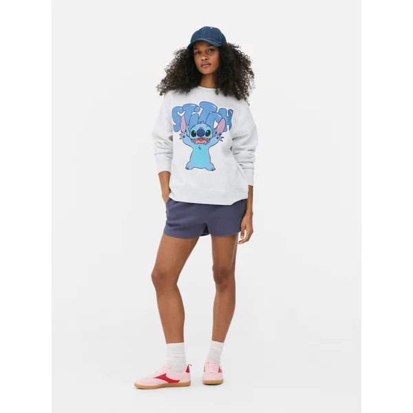 Disney’s Stitch Graphic Sweatshirt - Gray Heather