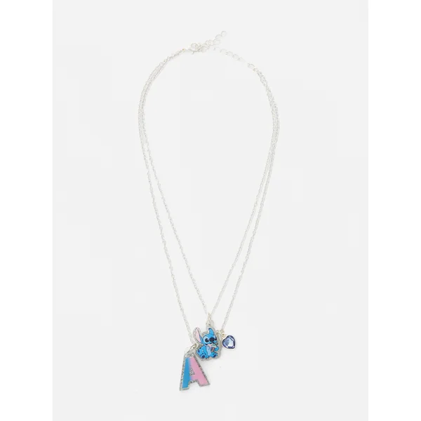 Disney’s Stitch Initial Necklace - Multi