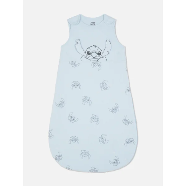Disney's Stitch Ribbed Sleeping Bag - Blue