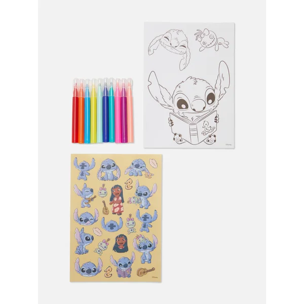 Disney's Stitch Scented Coloring Set - Blue