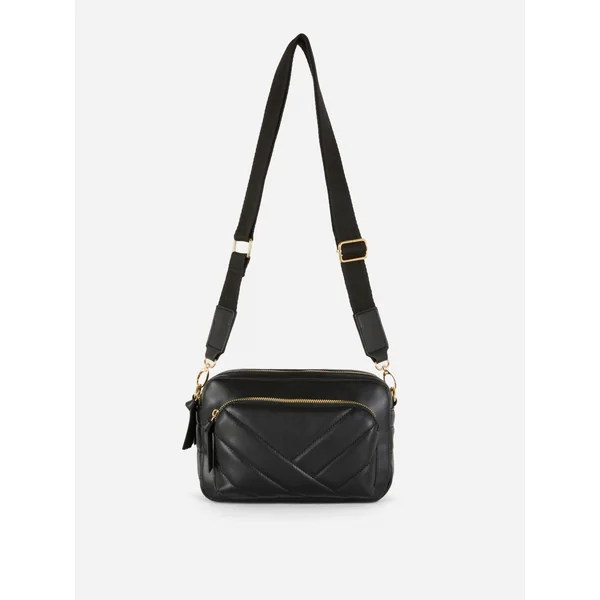 Double Zip Camera Bag - Black