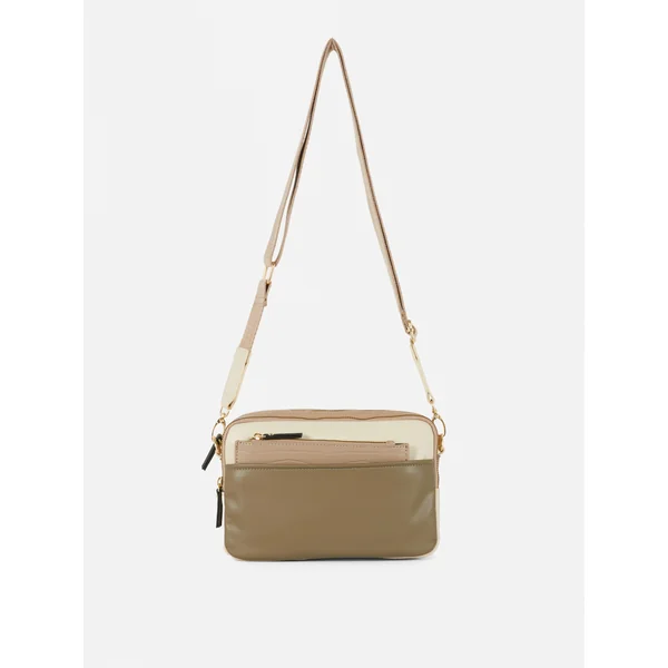 Double Zip Camera Bag - Natural