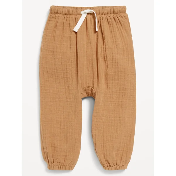 Double-Weave Jogger Pants for Baby - BELGIAN WAFFLE