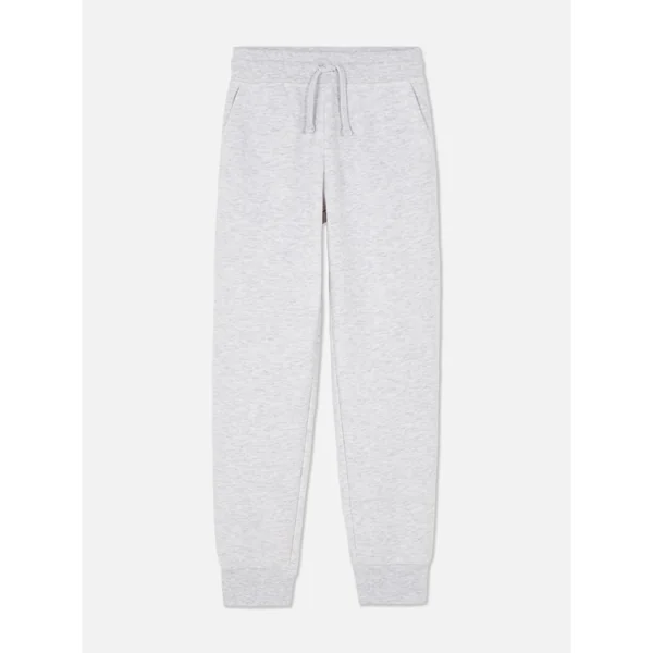 Drawstring Cuffed Joggers - Gray
