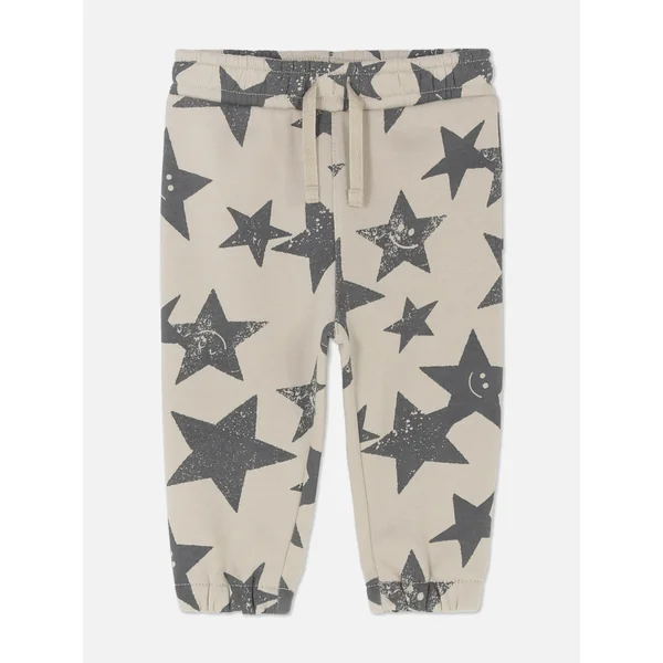 Drawstring Cuffed Joggers - Stone