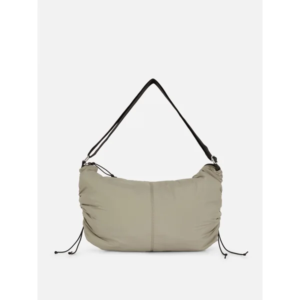 Drawstring Detail Sling Bag - Olive
