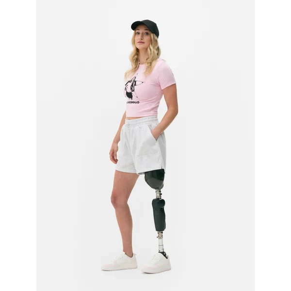 Drawstring Jersey Shorts - Gray Heather