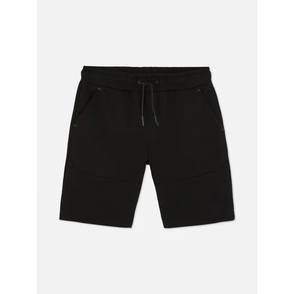 Drawstring Sports Shorts - Black