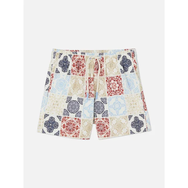 Drawstring Swim Shorts - Multi