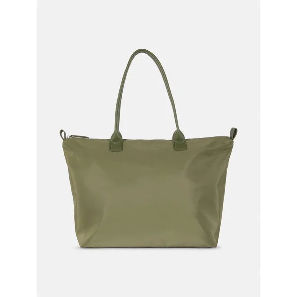 Dual Handle Shopper - Olive