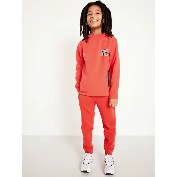 Dynamic Fleece Jogger Sweatpants for Boys - Orange You Cute