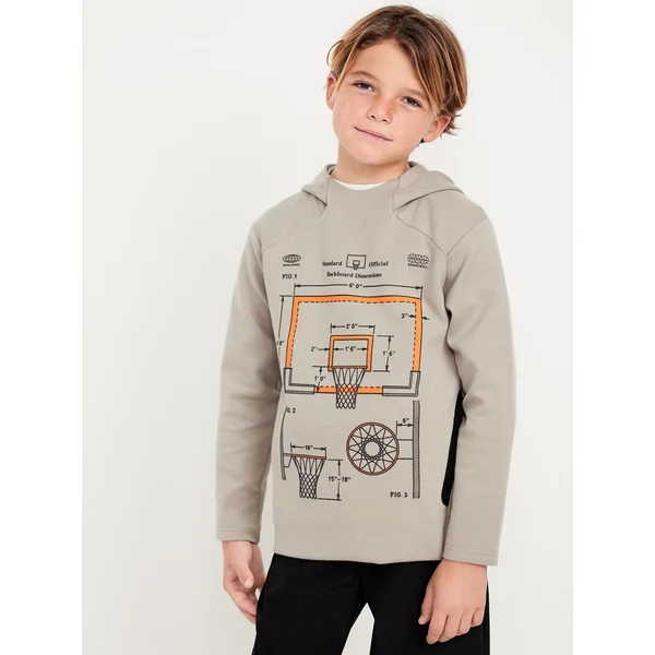 Dynamic Fleece Pullover Hoodie for Boys - CITYSCAPE