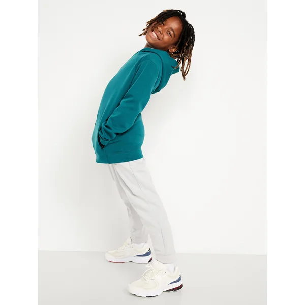 Dynamic Fleece Pullover Hoodie for Boys - STEEL SEA