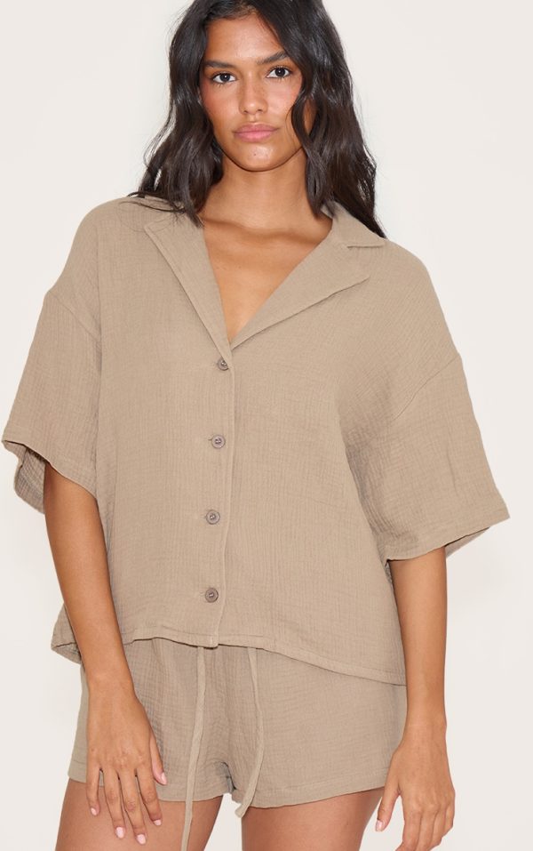 Clay Woven Short Sleeve Shirt