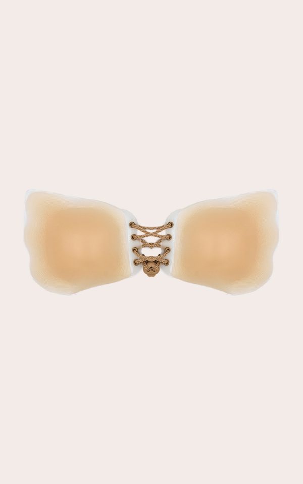 PRETTYLITTLETHING Nude Silicone Push Up Stick On Bra