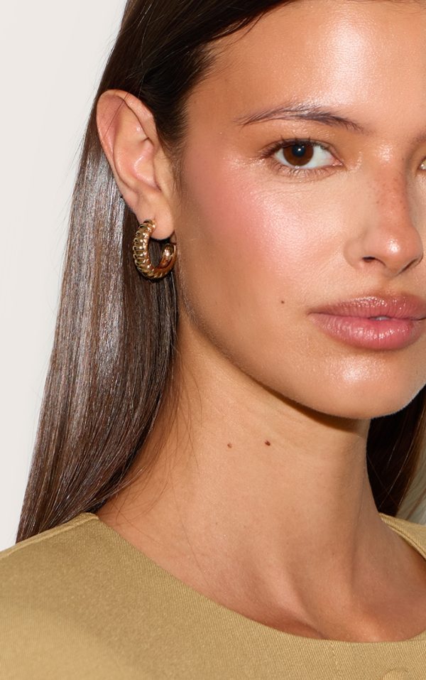 Gold Small Hoop Earrings Multi-Pack