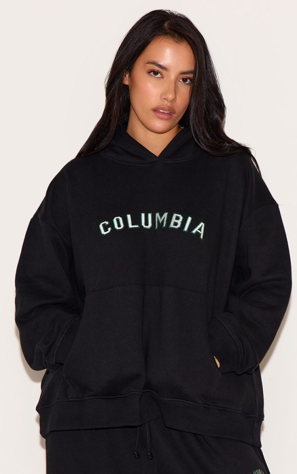 Plus Black Columbia Hoodie