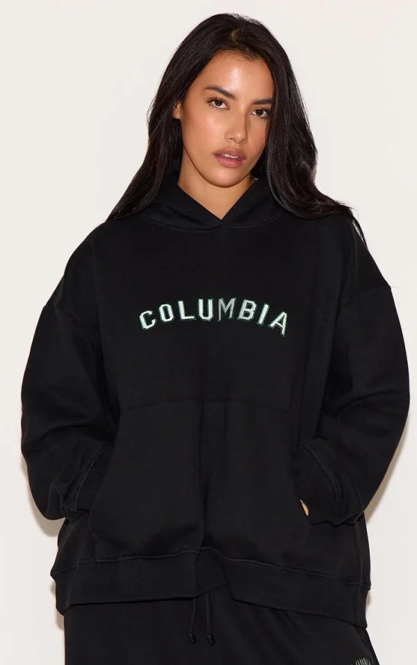 Plus Black Columbia Hoodie