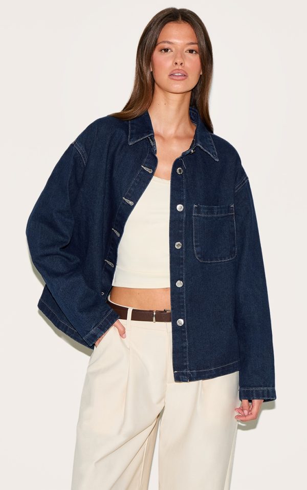 Indigo Long Sleeve Denim Shirt