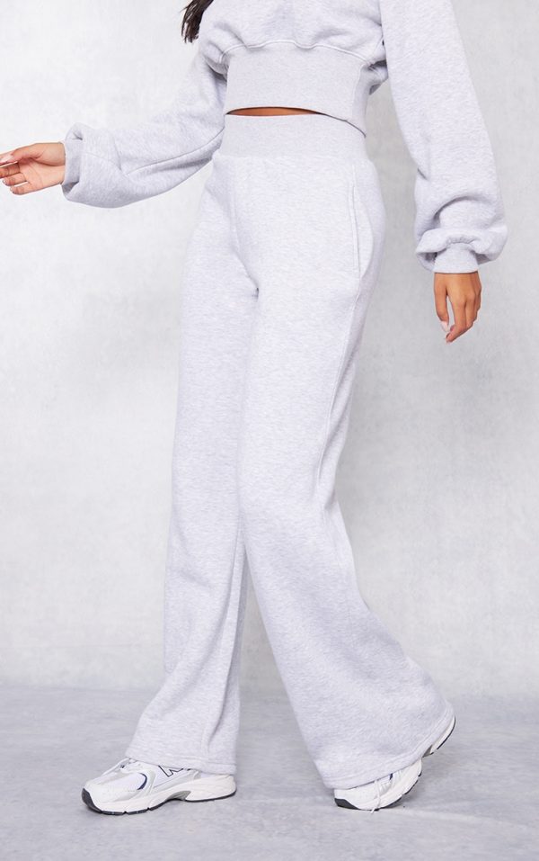 Tall Ash Grey Wide Leg Sweatpant