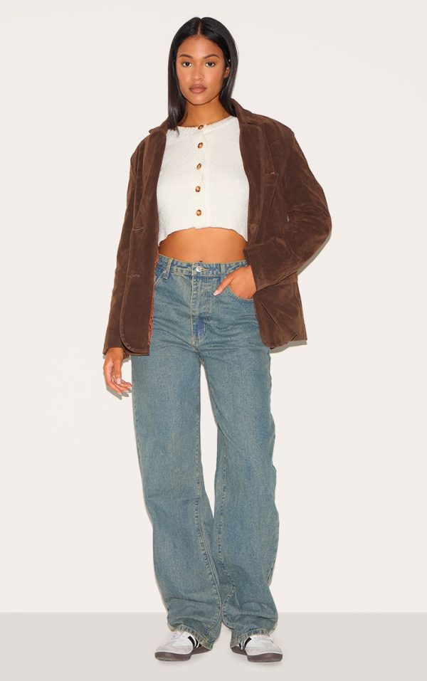 Tall Vintage Wash High Waist Boyfriend Jeans