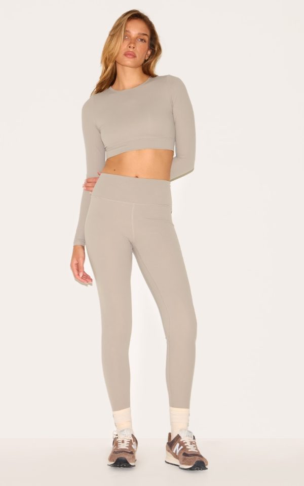 Taupe Sculpt High Waist Gym Legging