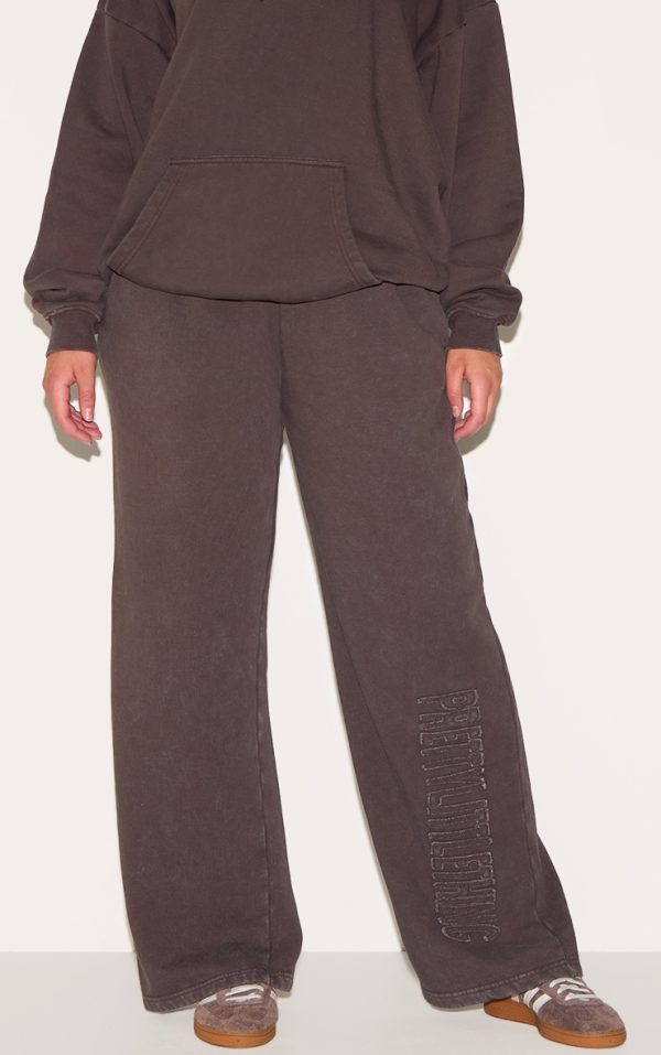 Shape PrettyLittleThing Chocolate Sweatpants