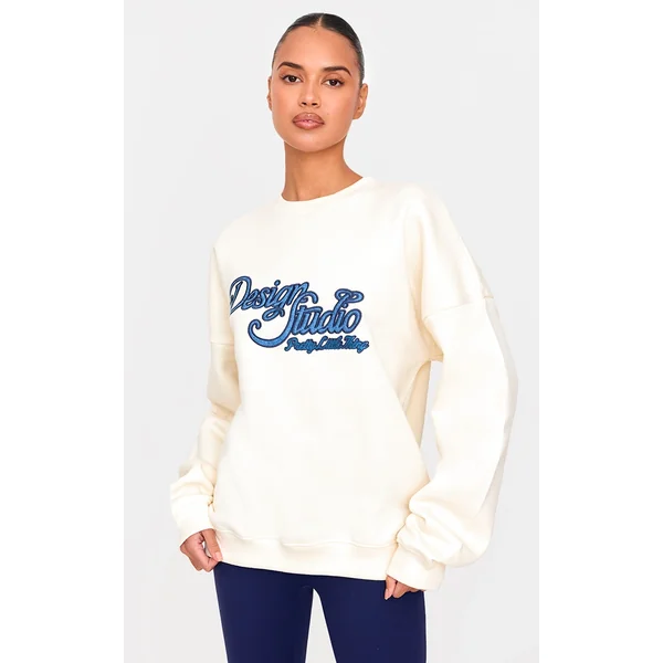 Ecru Design Studio Embroidered Sweatshirt