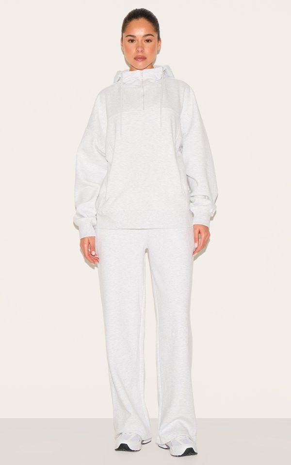 Ice Grey Relaxed Cuffed Sweatpants