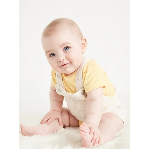 Embroidered Twill Skirtall Dress for Baby - Creme De La Creme