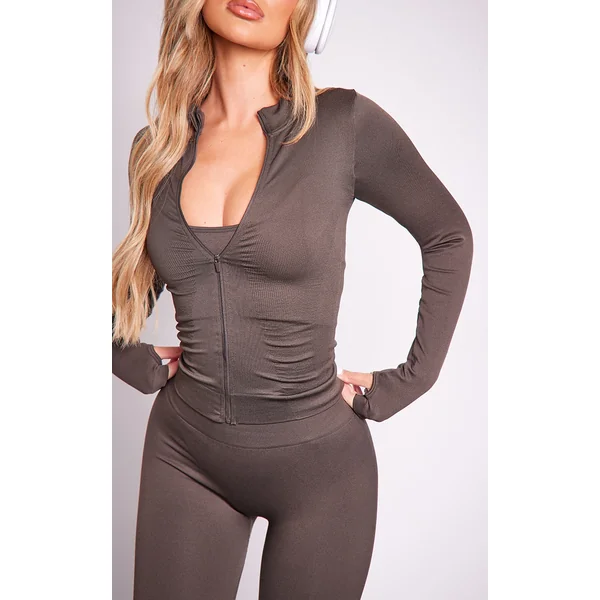 Espresso Seamless Jacket