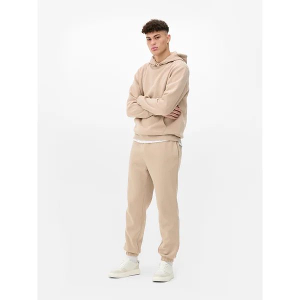 Essential Cuffed Joggers - Stone