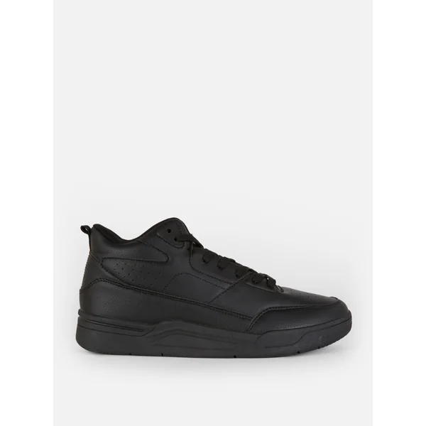 Essential High Top Sneakers - Black