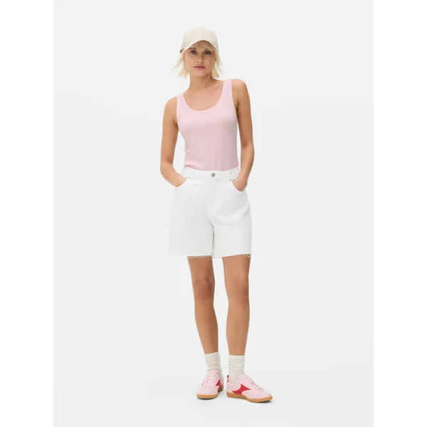 Essential Jersey Knit Tank - Pink