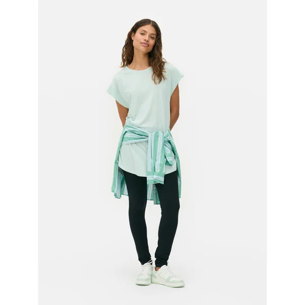 Essential Longline T-Shirt - Mint