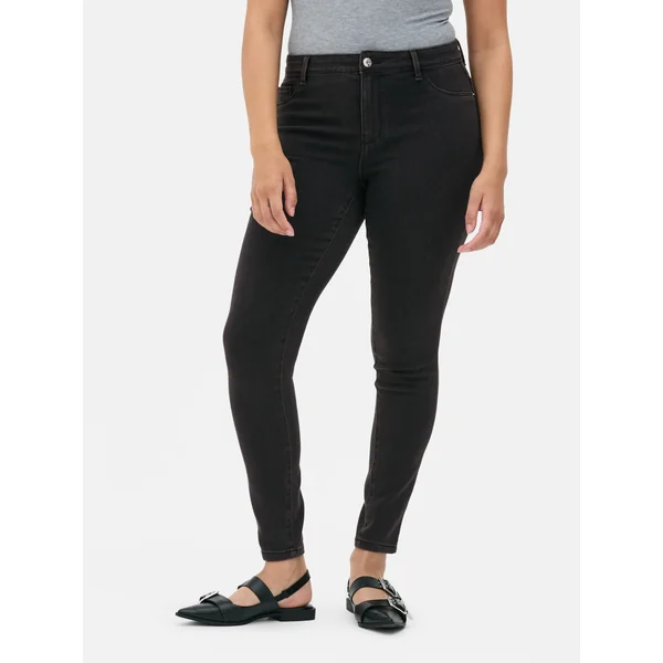 Essential Mid-Rise Skinny Jeans | Regular - Black