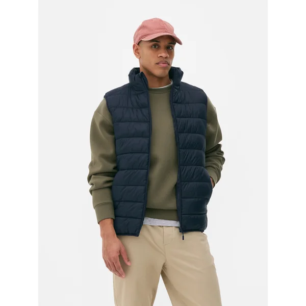 Essential Puffer Vest - Navy