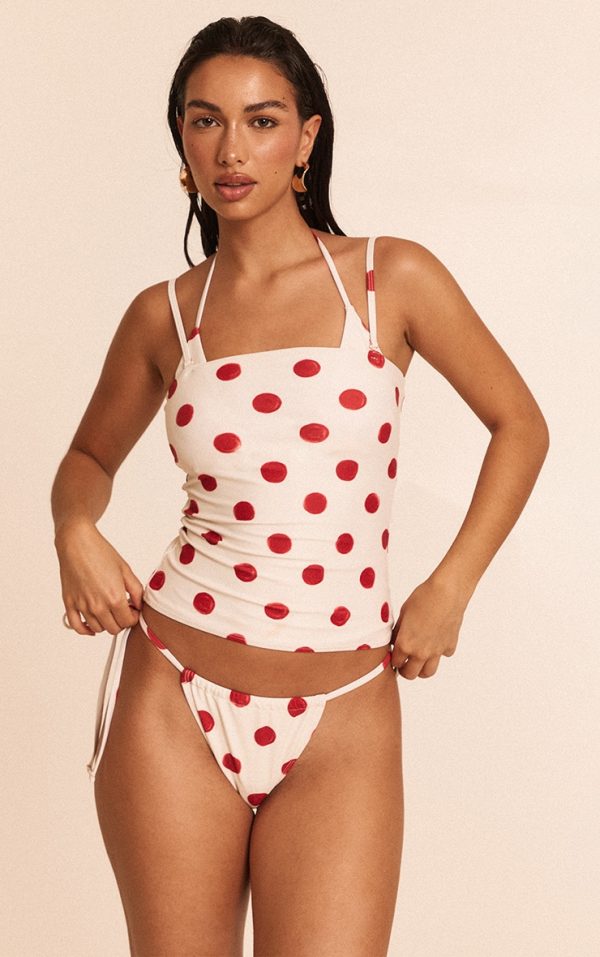 Red Polka Dot Tankini