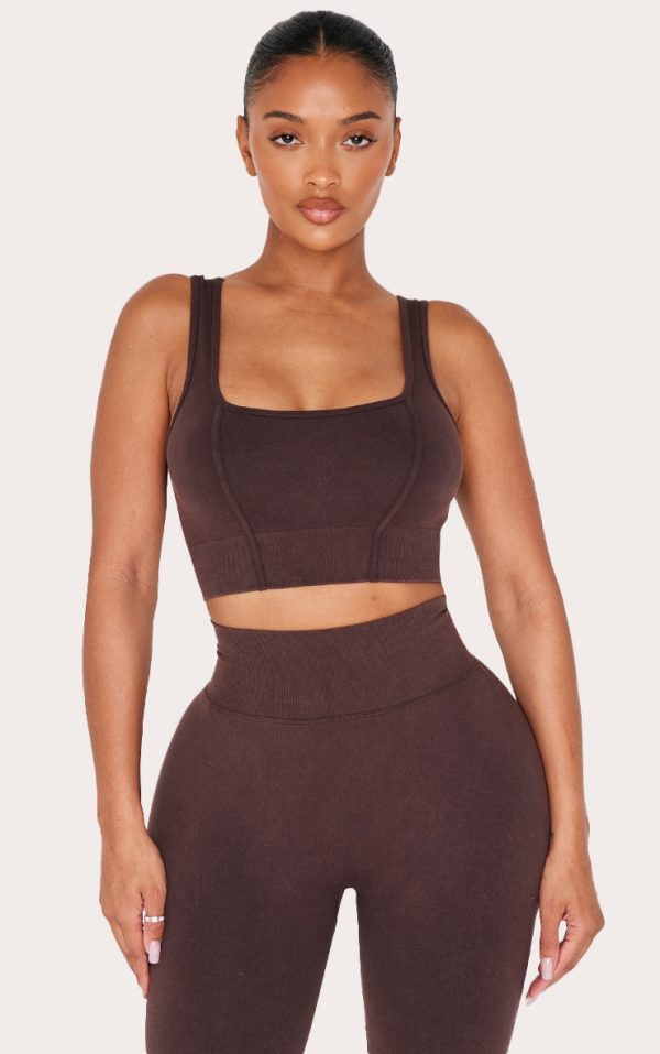 Shape Chocolate Sculpt Active Cupped Long Line Sports Bra